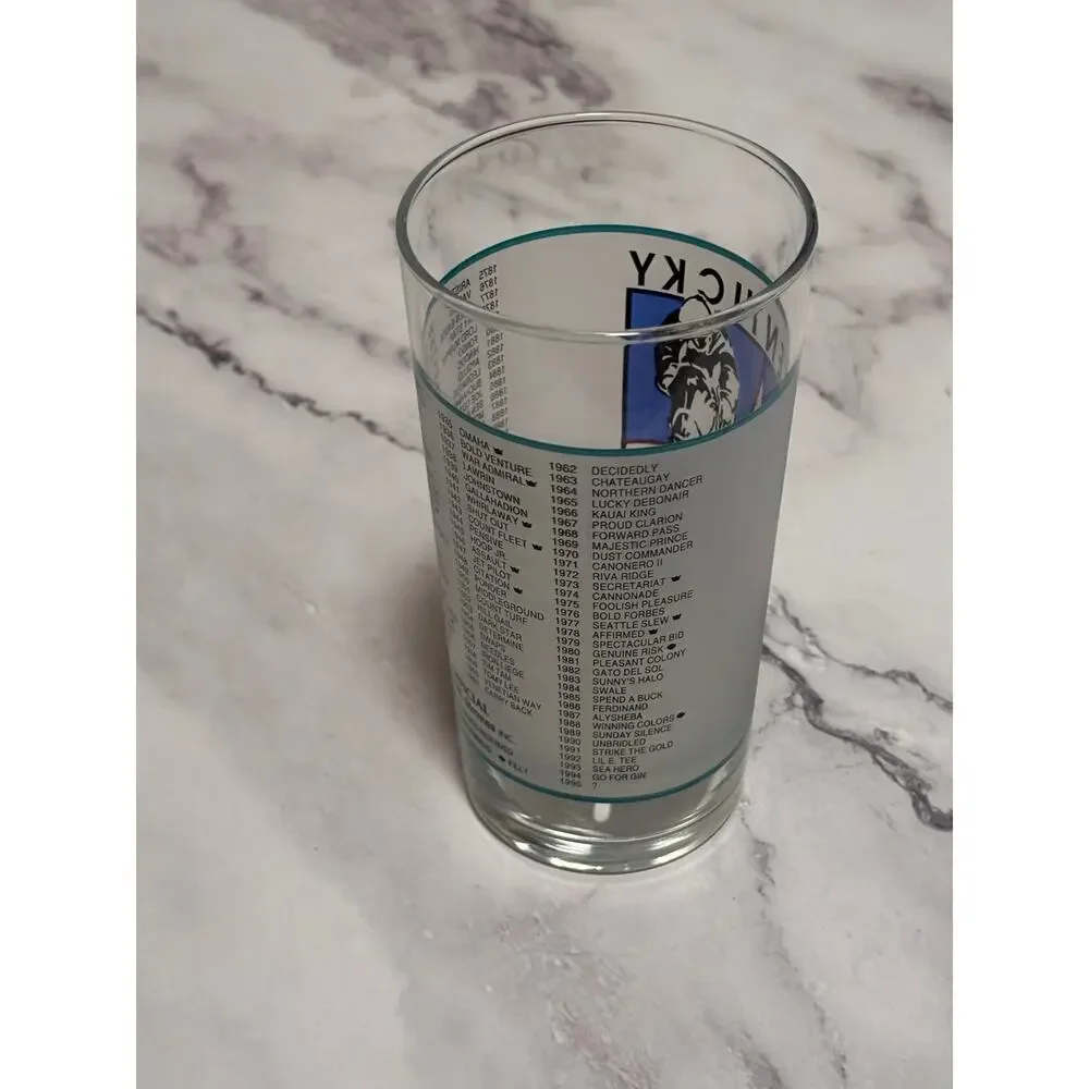 1995 Kentucky Derby Official 121 Churchill Downs Vintage Julep Glass Louisville